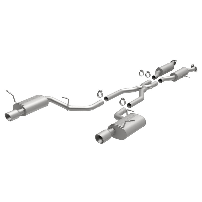 MagnaFlow 11-12 Dodge Durango V8 5.7L Dual Split Rear Exit Stainless Cat Back Performance Exhaust - 0