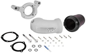 K&N 01-17 Harley-Davidson Softail / Dyna FI Performance Air Intake System Silver - 0