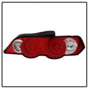 Spyder Acura RSX 02-04 LED Tail Lights Red Clear ALT-YD-ARSX02-LED-RC-10