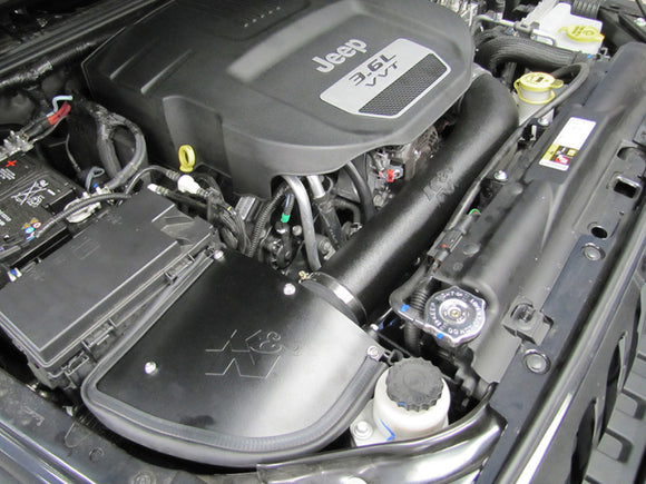 K&N 12-13 Jeep Wrangler 3.6L-V6 AirCharger Perf Intake Kit