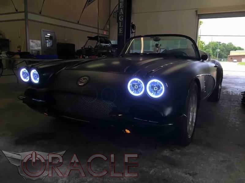 Oracle Pre-Installed Lights 5.75 IN. Sealed Beam - ColorSHIFT Halo