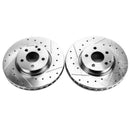 Power Stop 17-19 Audi A4 Front Evolution Drilled & Slotted Rotors - Pair-1