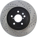 StopTech 02-10 Subaru WRX Slotted & Drilled Left Front Rotor (exc. STi)-9