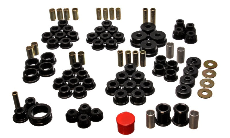 Energy Suspension 84-95 Chevrolet Corvette Black Hyper-flex Master Bushing Set - 0