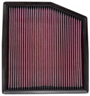 K&N 10-12 BMW 135i/335i/335i XDrive/X1 35i 3.0L L6 (E90) Replacement Air Filter-1