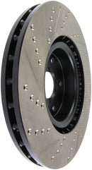 StopTech 05-10 Subaru Impreza WRX/STi Slotted & Drilled Left Front Rotor-3