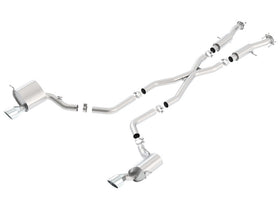 Borla 2015 Jeep Grand Cherokee SRT8 ATAK Dual Round Rolled Exit Catback Exhaust - 0