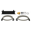 Mishimoto Universal Thermostatic 10 Row Oil Cooler Kit - Black-1