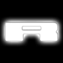 ORACLE Lighting Universal Illuminated LED Letter Badges - Matte White Surface Finish - R-1