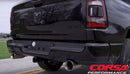 Corsa 19-24 Ram 1500 5.7L Crew Cab w/ 57in or 76in Bed Cat-Back Dual Rr Exit 5in Satin Polished Tips-3
