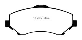 EBC 08-11 Chrysler Town & Country 3.3 Ultimax2 Front Brake Pads - 0