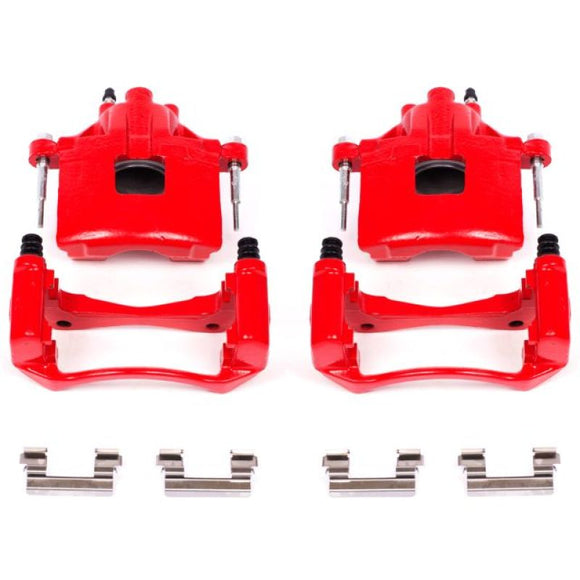 Power Stop 00-05 Buick LeSabre Front Red Calipers w/Brackets - Pair