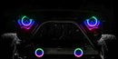 Oracle Jeep Wrangler JK/JL/JT High Performance W LED Fog Lights - ColorSHIFT - Dynamic-28