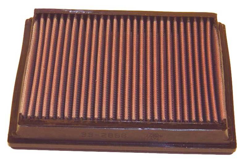 K&N Replacement Air Filter AUDI RS6, 4.2L-V8 (TWIN TURBO); 2002-2003 (2 FILTERS REQUIRED) - 0