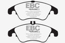 EBC 12+ Mercedes-Benz C250 Coupe 1.8 Turbo Sport Edition Redstuff Front Brake Pads-2