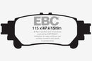 EBC 13+ Lexus GS350 3.5 RWD Redstuff Rear Brake Pads-2