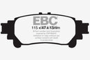 EBC 10+ Lexus RX350 3.5 (Japan) Greenstuff Rear Brake Pads-3