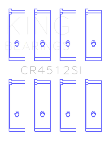King Engine Bearings Honda D17A1/2 Rod Bearing Set - Size STD