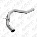 MBRP 16-19 Nissan Titan XD 5.0L 4in Filter Back Single Side Exit Alum Exhaust System-1