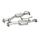 BBK 96-04 Mustang 4.6 GT / Cobra Short Mid H Pipe w Catalytic Converters 2-1/2 For Long Tube Headers-2