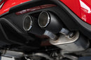 MBRP 18-20 Ford Mustang GT 5.0 w/ Quad Tip Active Exhaust Cat Back Split Rear T304 w/ Carb Fib Tips-3