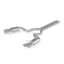 MBRP 18-19 Ford Mustang GT 5.0 3in Dual Split Rear Cat Back w/ Quad 4.0in Dual Wall Tips- T304-1