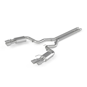 MBRP 18-19 Ford Mustang GT 5.0 3in Dual Split Rear AL Cat Back w/ Quad 4.0in Dual Wall Tips - 0