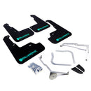 Rally Armor 15-21 Subaru WRX/STI Black UR Mud Flap w/Teal Altered Font Logo-1