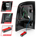 ANZO 2009-2018 Dodge Ram 1500 LED Taillight Plank Style Black w/Clear Lens-5