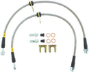 StopTech 05-07 LGT/LGT Spec B Stainless Steel Front Brake Lines-3