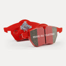 EBC 08-16 Mitsubishi Lancer Evo 10 2.0 Turbo (1 piece rotor) Redstuff Rear Brake Pads-3