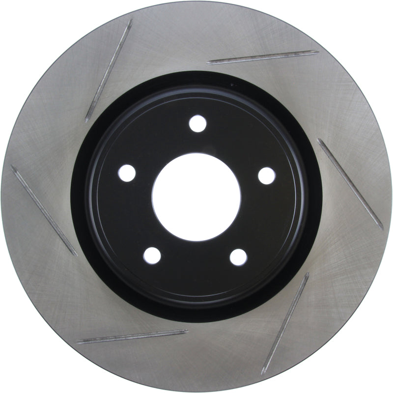 StopTech 13-15 Nissan Pathfinder Slotted Front Right Rotor - 0