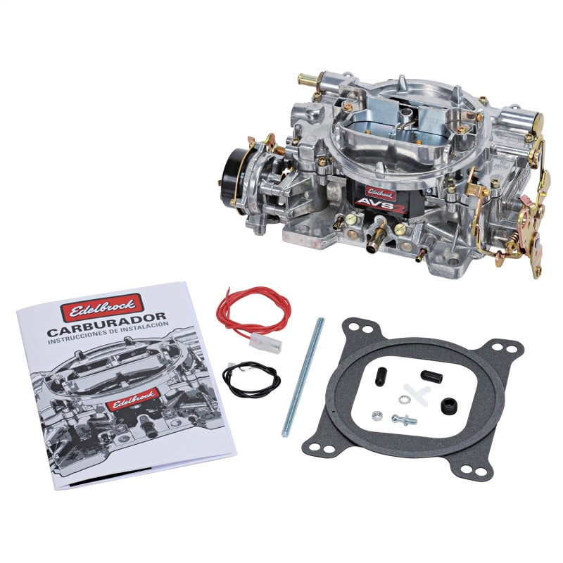 Edelbrock AVS2 500 CFM Carburetor w/Electric Choke Satin Finish (Non-EGR) - 0