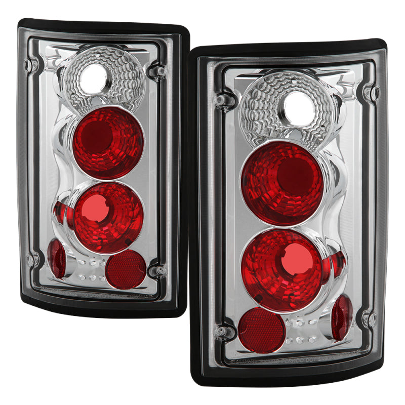 Spyder Ford Excursion 00-06/Econoline 150/250/350/450/550 95-06 Euro Tail Lights Chrm ALT-YD-FEC00-C - 0