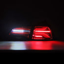 AlphaRex 17-22 Tesla Model 3 PRO-Series LED Tail Lights Red Smoke w/Seq Sig-5