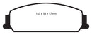 EBC 08-10 Pontiac G8 3.6 Yellowstuff Front Brake Pads-10