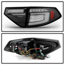 Spyder 08-14 Subara Impreza WRX Hatchback LED Tail Lights Seq Signal Black ALT-YD-SI085D-SEQ-BK-7