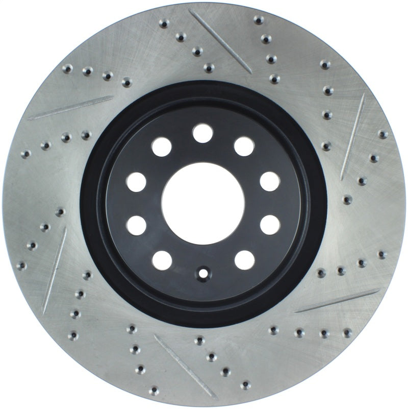 StopTech Slotted & Drilled Sport Brake Rotor - 0