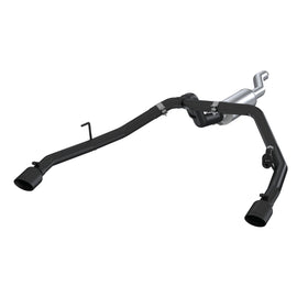 MBRP 2020 Jeep Gladiator 3.6L 2.5in Dual Rear Exit Cat Back Exhaust Black Coated - 0