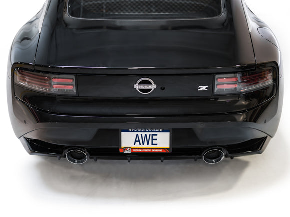 AWE Tuning 2023 Nissan Z RZ34 RWD Track Edition Cat-Back Exhaust System w/ Chrome Silver Tips