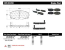 StopTech Performance 87-92 MK3 Supra Front Brake Pads-8