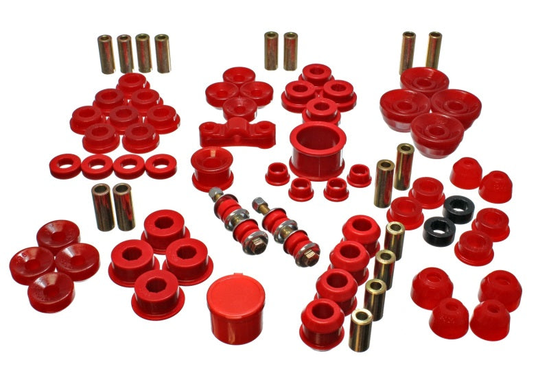 Energy Suspension 90-93 Acura Integra Red Hyper-Flex Master Bushing Set - 0