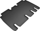 3D MAXpider 2016-2020 Tesla Model X Kagu 2nd Row Floormats - Black-1