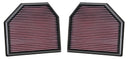 K&N Replacement Air Filter for 11-14 BMW M5/M6 4.4L V8 / 2015 M4/M3 3.0L I6  (2 per box)-2