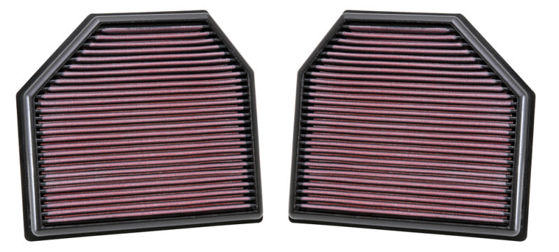 K&N Replacement Air Filter for 11-14 BMW M5/M6 4.4L V8 / 2015 M4/M3 3.0L I6  (2 per box) - 0