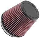 K&N Filter Universal Rubber Filter 5in Flange 6.5in Base 4.5in Top 5.5in Height-1