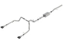 Borla 19 Chevrolet Silverado/GMC Sierra 1500 6.2L SS ATAK Catback Exhaust - Black Chrome Tips-1
