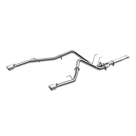MBRP 2014 Dodge Ram 1500 3.0L EcoDiesel 2.5in Filter Back Exhaust Dual Split Rear Exit Alum - 0