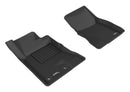 3D MAXpider 2015-2020 Ford Mustang Kagu 1st Row Floormat - Black-1