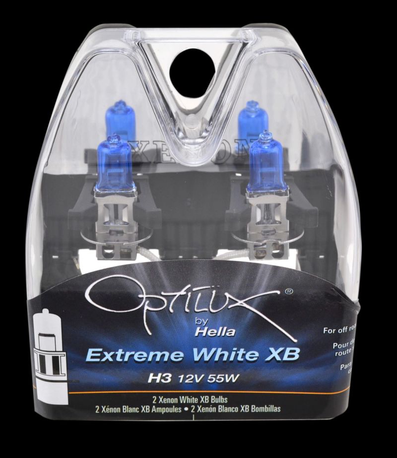 Hella H3 12V 55W Xen White XB Bulb (Pair) - 0